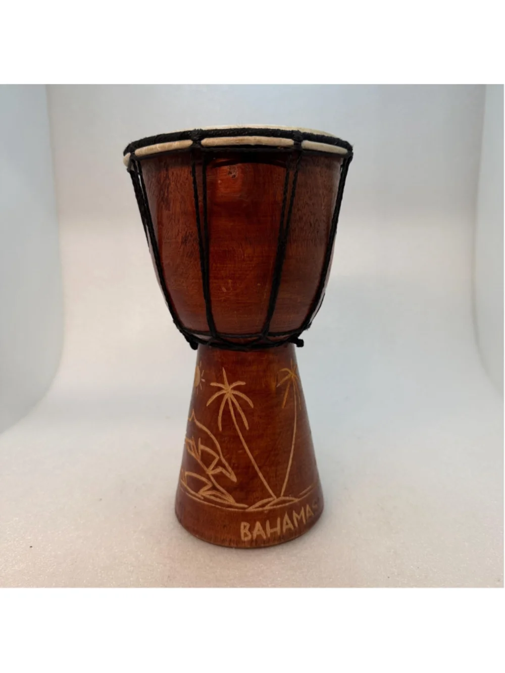 Vintage Bahamas Souvenir Djembe Drum